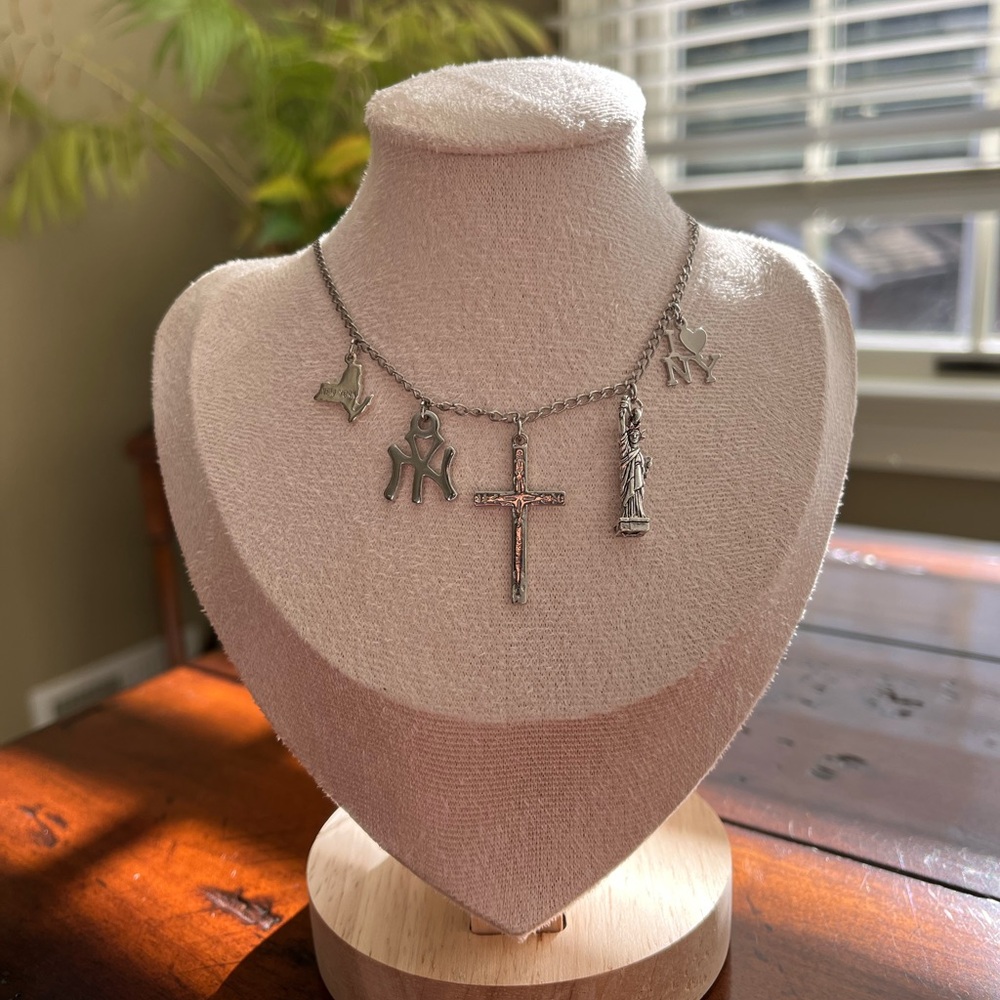 New York charm necklace. Brand new. Brooklyn charms used to create this beauty.